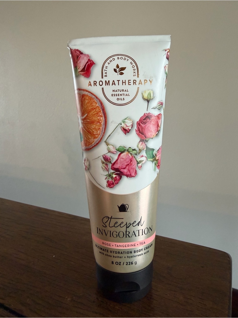 Bath & Body Works Aromatherapy Steeped Invigoration Rose Tangerine Tea Cream